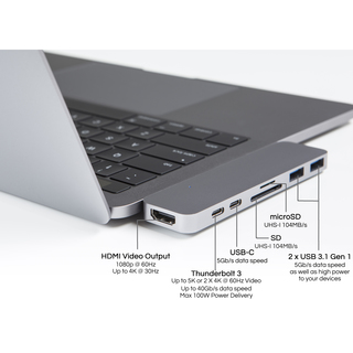 HyperDrive: Thunderbolt 3 USB-C Hub for 2016 MacBook Pro (March 2017 Delivery)