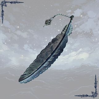 Handmade Emilio's Feather Metal Bookmark