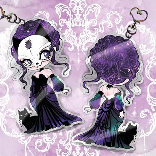 Chibi Dahlia Sparkle Keychain!