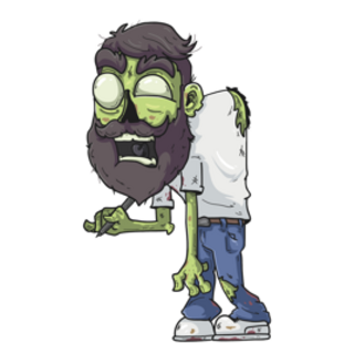 Custom Zombie Portrait - LP