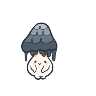 Inky Cap Mushroom Buddy