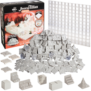 Monster Adventure Terrain 141pc Paintable Cavern Set