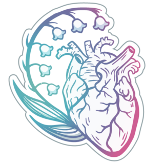 Poisoned Heart- *Holo sticker*