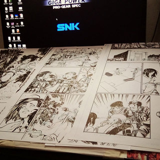 Original Inked Comic Page