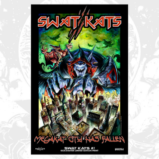 Artprint Hard Rock Homage Dark Kat by Preston Asevedo