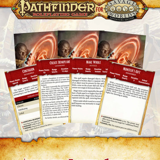 Pathfinder® for Savage Worlds: Advanced Power Cards Set 2