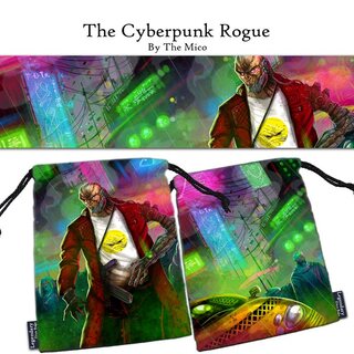 "The Cyberpunk Rogue" Dice Bag