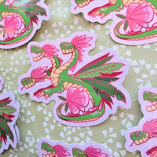 Florid Jungle Hydra Holo Vinyl Sticker