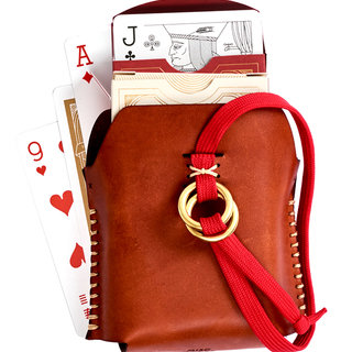MGCO Double Leather Playing Card Case
