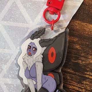 Moth Mommy Keychain