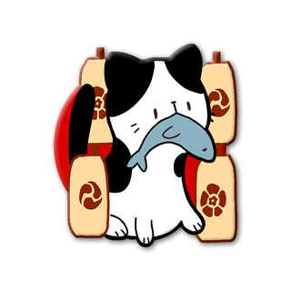 Cat Sudoku: Summer Festival - 2.0" VIP Enamel Pin