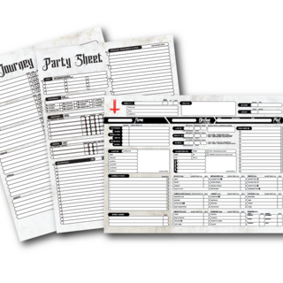 Character Sheet Pad