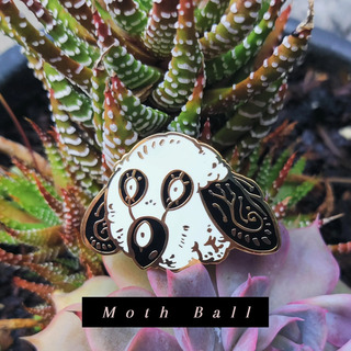 Moth Ball - 2grimm2gather Enamel Pin