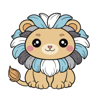 Demiboy Lion Pin