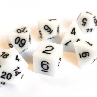 Ghost Dice Set + bag