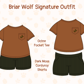 (Outfit Bundle) Briar Wolf Signature Outfit