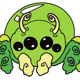 Hubba Bubba Apple Jumping Spider Hard Enamel Pin (Glow In The Dark)