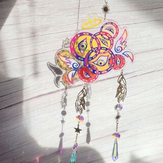 Ophanim Rings | Biblically Accurate Angel Crystal Suncatcher