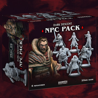 NPC Physical Miniature Pack - 6 Indistrial Resin Miniatures