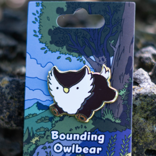 Bounding Owlbear Pin (001)