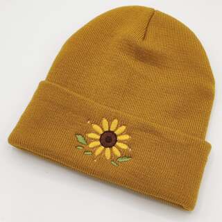 Sunflower beanie