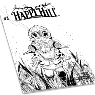 ✏️CUSTOM ✏️Happy Hill #1C Original Sketch Cover Drawn by Joe Mulvey