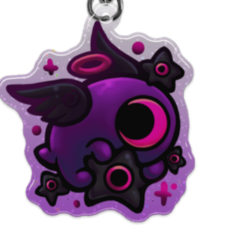 Bean Baby (Purple) -Mini Charm