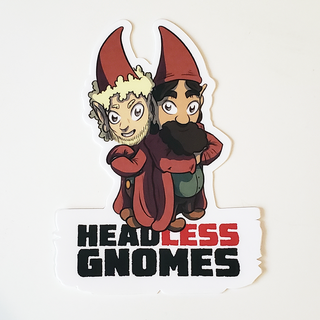 Headless Gnomes - Shoulder to Shoulder - Sticker