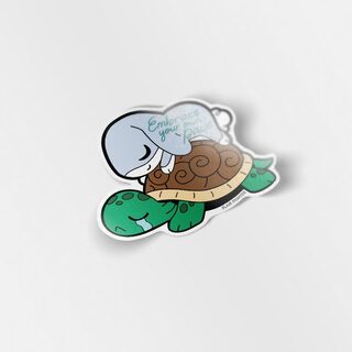 Vinyl Sticker Rabbit & Turtle