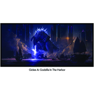 Giclee A: Godzilla In The Harbor