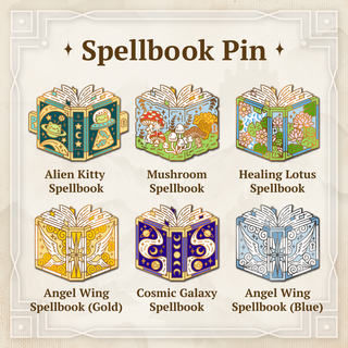 Spellbook Pin