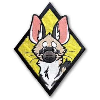 Embroidered patch Aardwolf