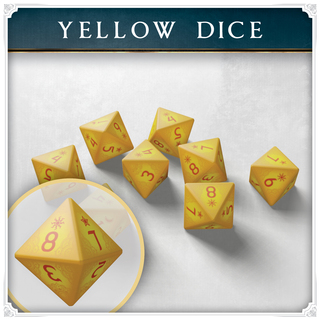 Dice Set - Yellow