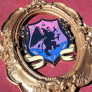 Past Heraldry Bisexual Griffin Pin