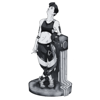 Rhylee Blackout Edition Statue