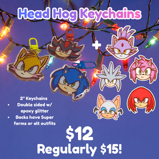 Head Hog Keychain