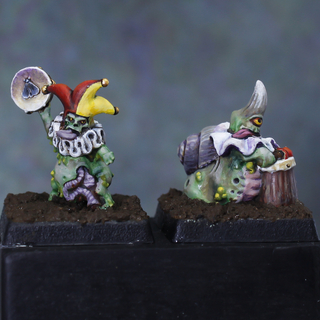 lemure and larvae, carnival demons