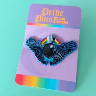 Crow of Pride pin