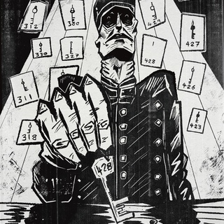 Hotel Clerk- Art Print