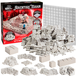 Monster Adventure Terrain Paintable Rock Formations Set