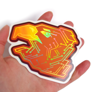 Cloud Selective Holo Sticker