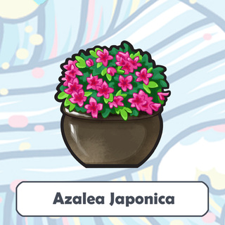 The Shrine standee (Azalea Japonica)