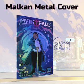 Mythfall Issue #1 Metal Malkan Variant Cover