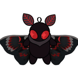 Mini-Mothman Keychain