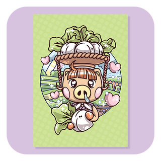 A6 Postcard - Animal Crossing - Daisy Mae