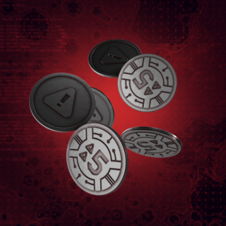 Moonrollers Metal Hazard Tokens