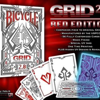 Bicycle Grid 2.0 Red Limited Edition