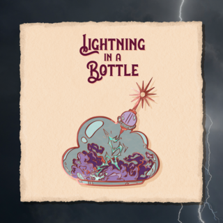 Lightning in a Bottle Enamel Pin