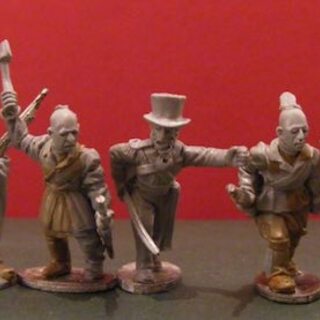 BG-NUS101 Native Americans II and Indian Department Officer (5 models, 28mm unpainted)