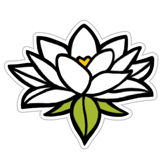 Lotus Flower Sticker